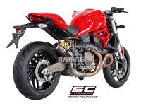SC Project slip-on DUCATI MONSTER 821 - CR-T carbon racing