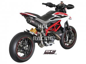 SC Project demper DUCATI HYPERMOTARD 821 - Oval Carbon - High position