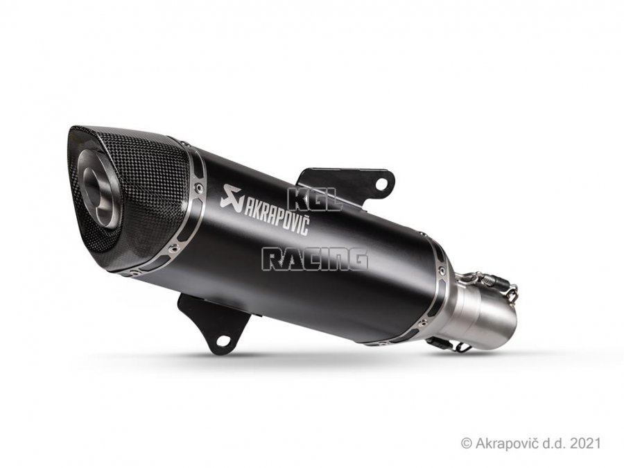 Akrapovic for HONDA ADV 350 ABS 2022-2024 - Slip-On Black Stainless Steel - Click Image to Close