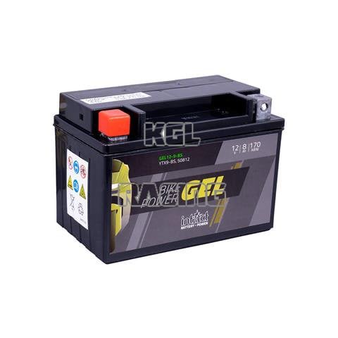 INTACT Bike Power GEL battery YTX9-BS - Click Image to Close