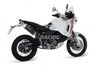 HP CORSE pour DUCATI DESERT X 2022-2024 - Silencieux SP-1 SHORT TITANIUM BLACK (high mount)