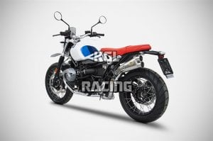 ZARD for BMW R nine T (Euro 4) Homologated Slip-On silencer 2-1 high limited Stainless steel