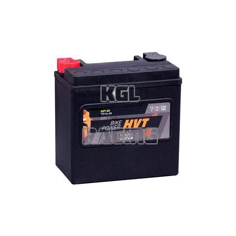 INTACT Bike Power HVT batterie YTX14L-BS, rempli et charger, 250 A - Cliquez sur l'image pour la fermer