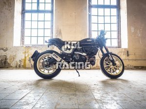 GPR pour Ducati Scrambler 800 2017/20 Euro4 - Homologer avec catalisateur Slip-on - M3 Inox