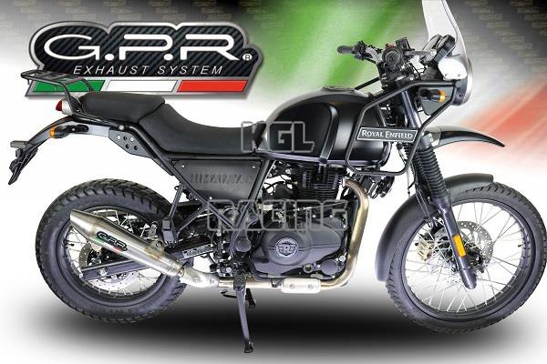 GPR for Royal Enfield Himalayan 410 2017/20 D.42,5 - Racing Slip-on - Power Story Inox - Click Image to Close