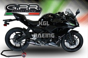 GPR voor Kawasaki Ninja 650 2021/2022 Euro5 - Gekeurde met katalisator Volledige uitlaat - GP Evo4 Poppy