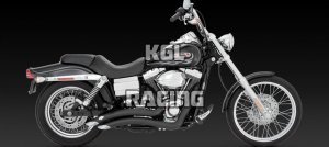 Vance & Hines Harley Davidson DYNA '06-'11 - FULL SYSTEM BIG RADIUS 2-INTO-2, BLACK