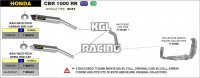 Arrow voor Honda CBR 1000 RR 2004-2005 - Maxi Race-Tech Approved titanium demper met carbon eindkap