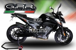 GPR pour Ktm Duke 790 2017/20 - Racing Slip-on - Furore Nero