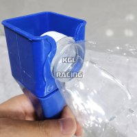 Clip-on funnel - flexible and foldable