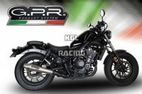 GPR for Honda Cmx 500 Rebel 2018/20 Euro4 - Homologated Slip-on - Ultracone