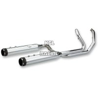 S&S CYCLE Exhaust EXHAUST SYSTEM EL DORADO MK45 MUFFLER/HEADER PACKAGE CHROME - 09-16 HD Touring Models