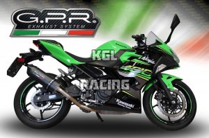 GPR for Kawasaki Ninja 400 2018/22 Euro4 - Homologated Slip-on - Furore Evo4 Nero