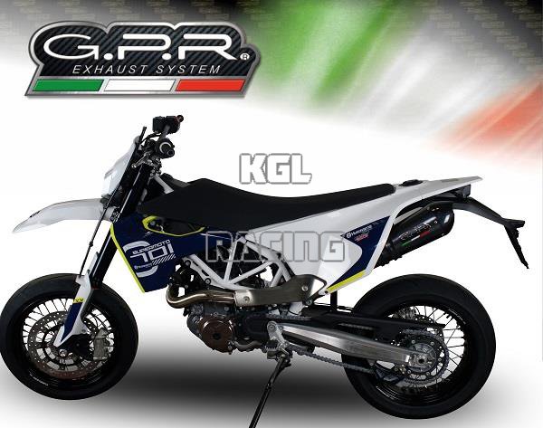 GPR for Husqvarna Supermoto 701 2015/2016 Euro3 - Homologated with catalyst Slip-on - Gpe Ann. Poppy - Click Image to Close