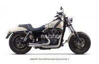Two Brothers uitlaat 2-1 HARLEY DAVIDSON DYNA COMP-S EXHAUSTS (2006-2017)
