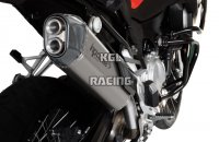 HP CORSE for BMW F 850 GS 2019-2020 - Silencer SPS CARBON INOX SATIN