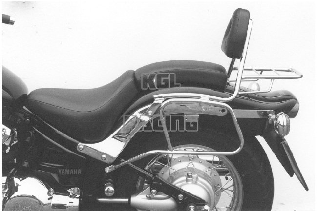 Leather Sac Racs Hepco&Becker - Yamaha XVS 650 C - chroom - Click Image to Close