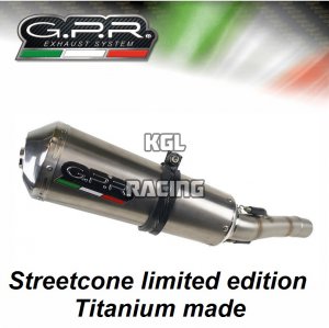 GPR SLIP-ON KAWASAKI Z 800 2013/16 STREET CONE TITANIUM - PROMO