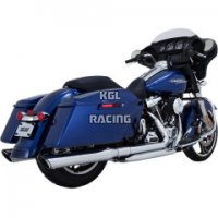 Vance & Hines Harley Davidson Touring '17-'18 - HEADPIPES DRESSER DUAL CHROME