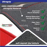 Seat cover compatible KTM 1290 Super Adventure R 2021 - 2023 - model Nubia Ultragrip - NO LOGO - Black