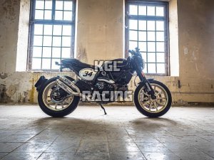 GPR pour Ducati Scrambler 800 2015/16 - Homologer avec catalisateur Double Slip-on - Deeptone Inox