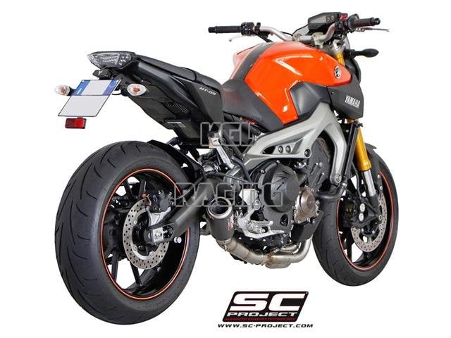 SC Project exhaust YAMAHA MT-09 / FZ-09 '14-> - Full system 3-1 CR-T Carbon - Click Image to Close