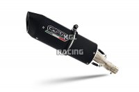 GPR for Kawasaki Versys-X 250 2017/2020 e4 Slip-on silencer with catalist - Furore Evo4 Nero