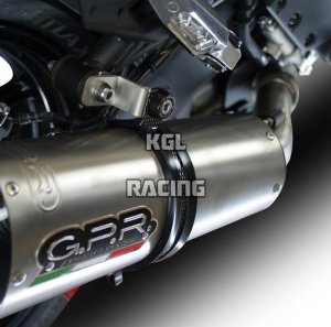 GPR voor Kawasaki Versys 1000 i.e. 2015/16 Euro3 - Gekeurde slip-on Demper - Albus Ceramic
