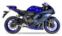 IXRACE for YAMAHA YZF 700 R7 21-24 (RM39 RM40) - Full exhaust System MK2 BLACK - RACE