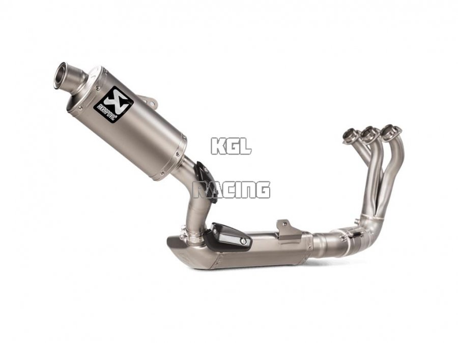 Akrapovic for YAMAHA XSR 900 2022-2024 - Racing Line 3-Into-1 full System Titanium - Click Image to Close