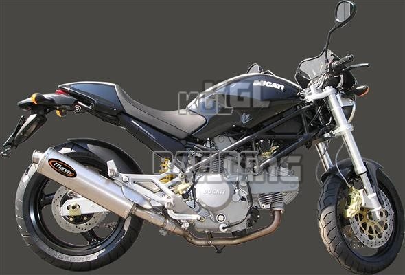 MARVING Low katalytic Silencers DUCATI MONSTER 800 - Superline Aluminium - Click Image to Close