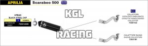 Arrow for Aprilia SCARABEO 500 2003-2006 - Racing collector for Urban Exhaust