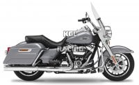 Kesstech for Harley Davidson Street Glide ST 117 2022-2023 - slip-on set FL-Double Chroom