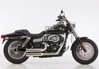 FALCON for HARLEY DAVIDSON DYNA Wide Glide (FXDWG) 2010-2012 - FALCON Double Groove complete exhaust system with cat (2-2)