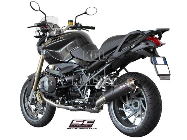 SC Project slip-on BMW R1200R '08-'10 - Oval R60 Carbon - Click Image to Close