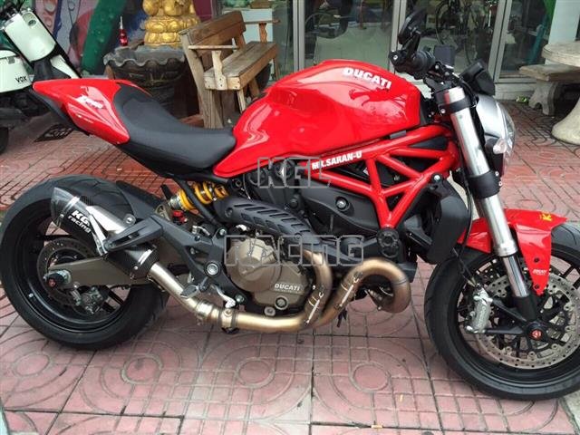 KGL Racing silencer DUCATI MONSTER 821 /1200 /S '17-'18 (euro4) - DOUBLE FIRE CARBON - Click Image to Close