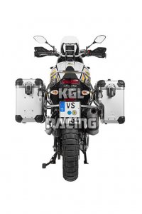 Touratech ZEGA Evo X special system for Yamaha Tenere 700 / World Raid - 38L_38L - rack silver , case Silver