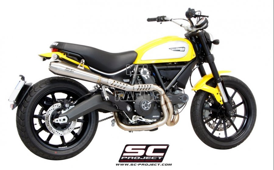 SC Project full system DUCATI SCRAMBLER - CONIC Stainless steel - High - Click Image to Close