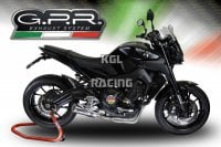 GPR for Yamaha Mt-09 / Fz-09 2014/16 - Racing with dbkiller not homologated Full Line - M3 Inox