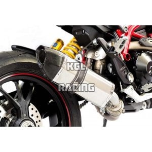 KGL Racing silencieux DUCATI HYPERSTRADA / HYPERMOTARD 821 821 / 939 - HEXAGONAL TITANIUM