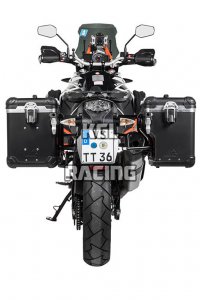 Touratech ZEGA Evo X special system for KTM 1050 / 1090 / 1190 / 1290 Adventure/R - 45L_45L - rack black , case Black
