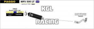 Arrow pour Piaggio MP3 500 LT 2014-2016 - Collecteur Racing