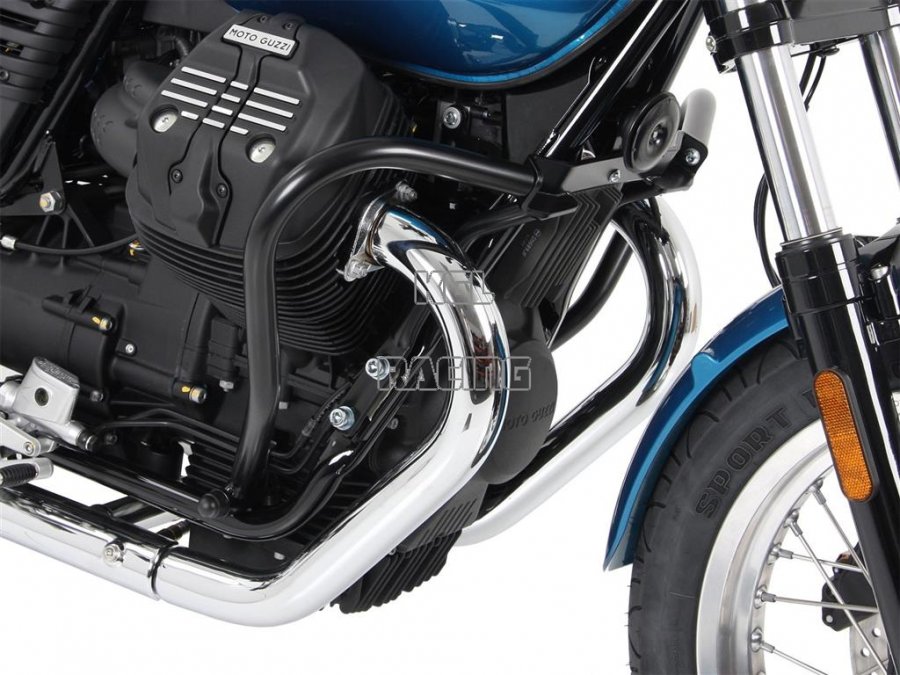 Valbeugels voor Moto Guzzi V 7 III stone/ special/Anniversario/Racer `17 (motor) - zwart - Klik op de afbeelding om het venster te sluiten