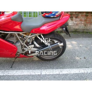 KGL Racing silencieux DUCATI 620/750/800/900/1000 SS - OVALE CARBON