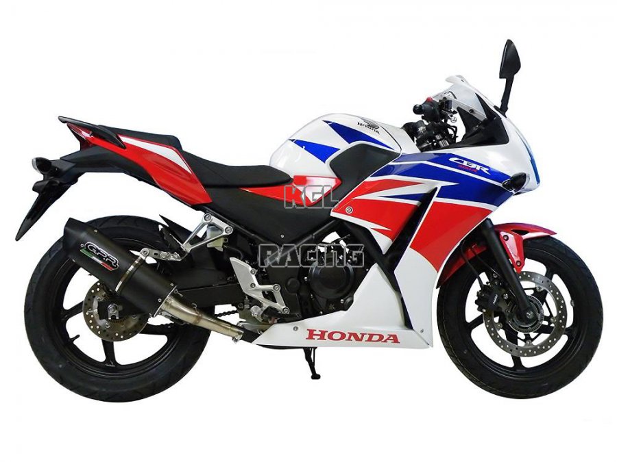 GPR for Honda Cbr 300 R 2014/16 - Homologated with catalyst Slip-on - Furore Poppy - Click Image to Close