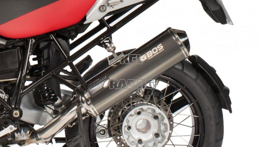 BOS silencer BMW R 1200 R 2006->>2010 - BOS oval 120CS Carbon Steel - Click Image to Close