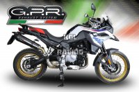 GPR pour Bmw F 850 Gs - Adventure 2018/20 Euro4 - Homologer Slip-on - GP Evo4 Poppy