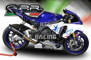 GPR pour Yamaha Yzf R1/R1-M 2017/20 - Racing Slip-on - Furore Poppy