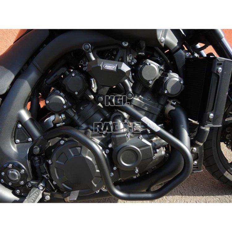 RD MOTO Crash frames Yamaha V-Max 1700 (lower + upper frames) 2009-2014 - black matt - Click Image to Close