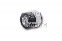 LED taillight MONO, clear lens, black, E-mark